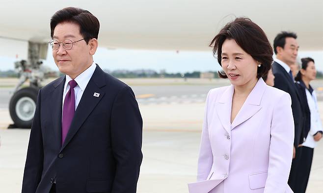 이재명 대통령과 김혜경 여사. 연합뉴스