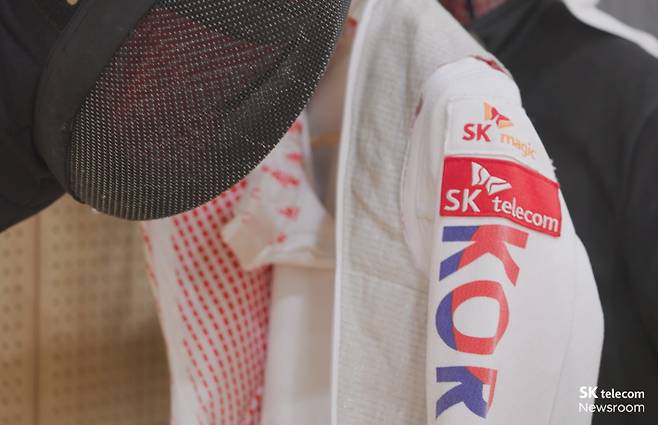 SKT는 올해로 24년째 대한펜싱협회 회장사를 맡으며 인공지능 기술 등을 활용한 실전같은 훈련 환경 조성과 해외 대회 참가 등을 위한 지원을 아끼지 않고 있다. SK텔레콤 제공