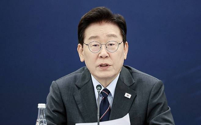 이재명 대통령이 23일(현지시간) 미국 뉴욕 한 호텔에서 열린 '대한민국 투자 서밋 2026' 행사에서 발언하고 있다. 연합뉴스