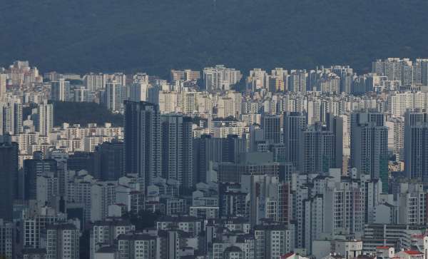 서울시내 아파트 모습
