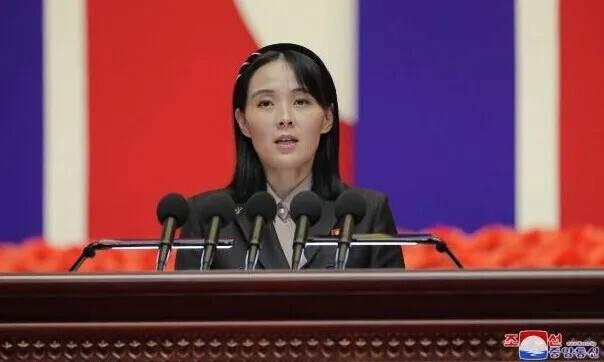 김여정 북한 노동당 총무부장. 조선중앙통신
