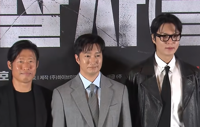 영화 '암살자(들)'에 출연한 유해진, 박해일, 이민호 배우 (sbs 캡처)
