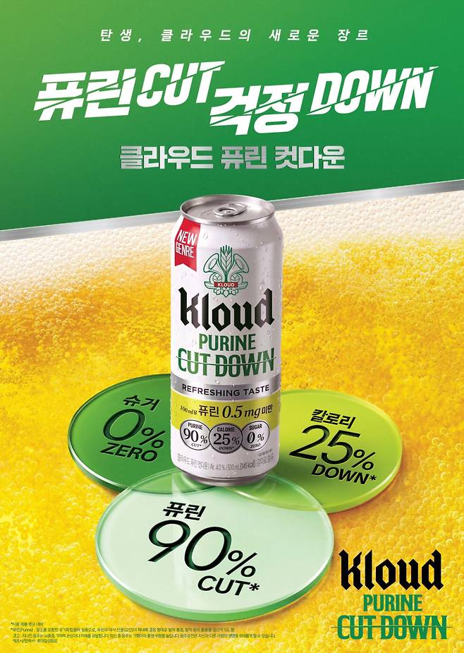 롯데칠성음료 클라우드 퓨린 컷 다운 (사진=롯데칠성음료)