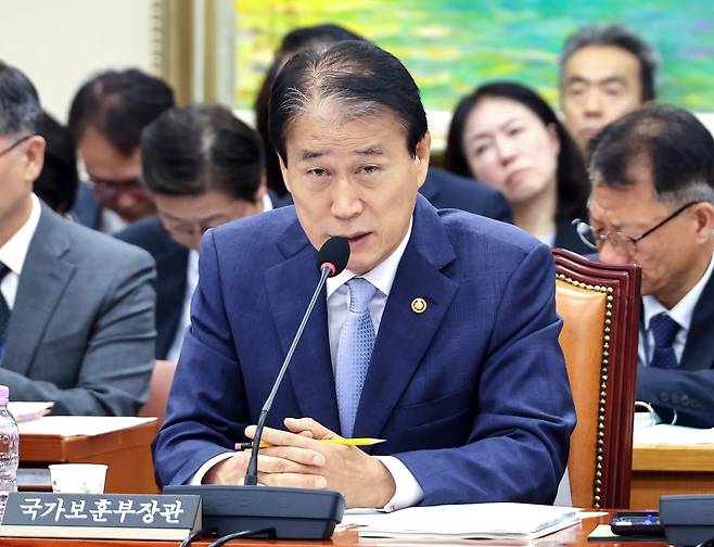 권오을 국가보훈부 장관 /사진=연합뉴스