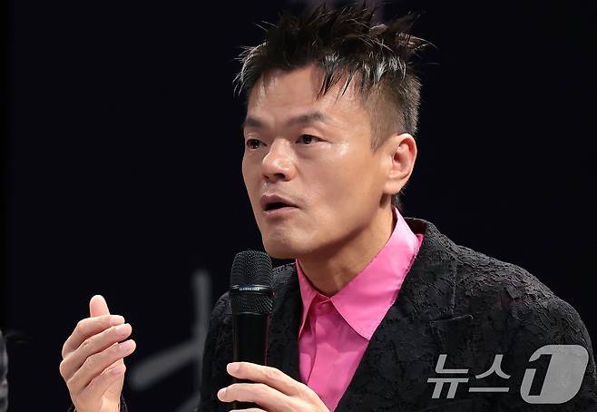 박진영 대중문화교류위원회 공동위원장 ⓒ 뉴스1 권현진 기자