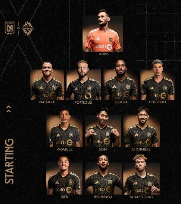 LAFC의 2026시즌 MLS 밴쿠버전 선발 명단/LAFC