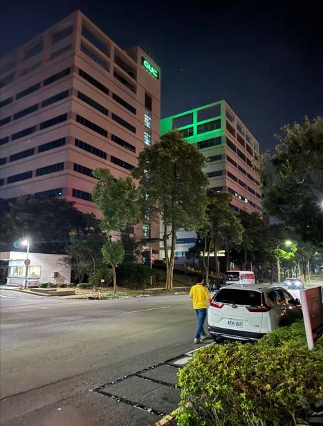 대만 신주과학단지에 있는 TSMC 본사 건너편에 있는 디자인하우스 GUC 건물./ 사진=김이슬 기자