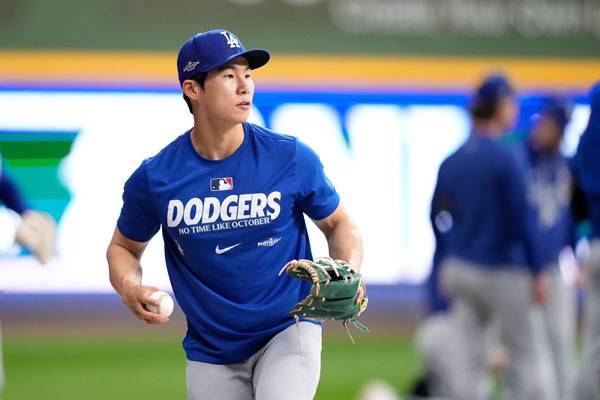 김혜성이 챔피언십시리즈 로스터에서 제외됐다. 사진= AP= 연합뉴스 제공