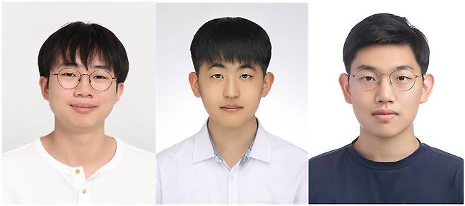 (왼쪽부터) 최성준, 구윤서, 김윤채 학생./사진제공=고려대