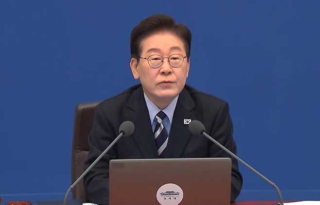 어제(13일) 국무회의 주재하는 이재명 대통령 / 사진 = MBN