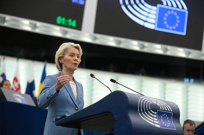 우르줄라 폰데어라이엔 EU 집행위원장. AP연합뉴스