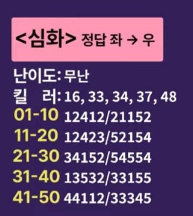 한국사능력검정시험 가답안·정답 답지 공개 #한능검 ©최태성 1TV