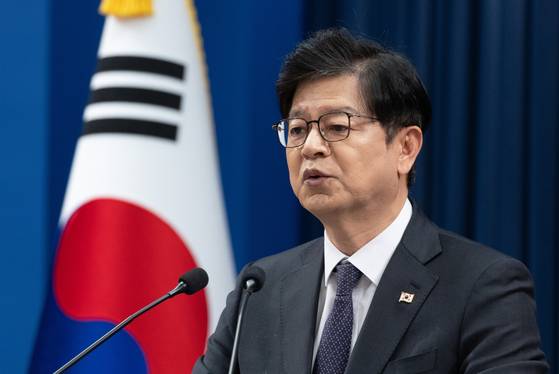 성기홍 청와대 홍보소통수석 〈출처=연합뉴스〉