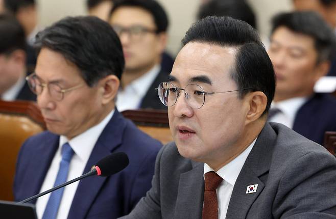 박홍근 기획예산처 장관이 23일 서울 여의도 국회에서 열린 재정경제기획위원회 기획예산처, 한국은행 등에 대한 종합감사에서 의원 질의에 답변하고 있다.(사진=뉴시스)