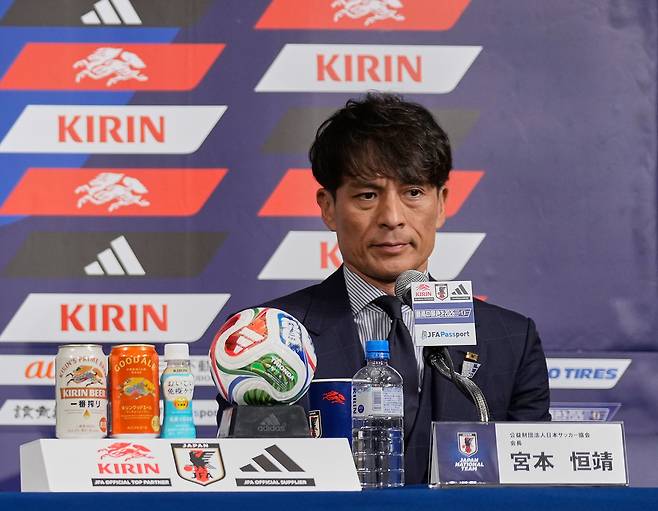 미야모토 쓰네야스 일본축구협회장. AP연합뉴스
