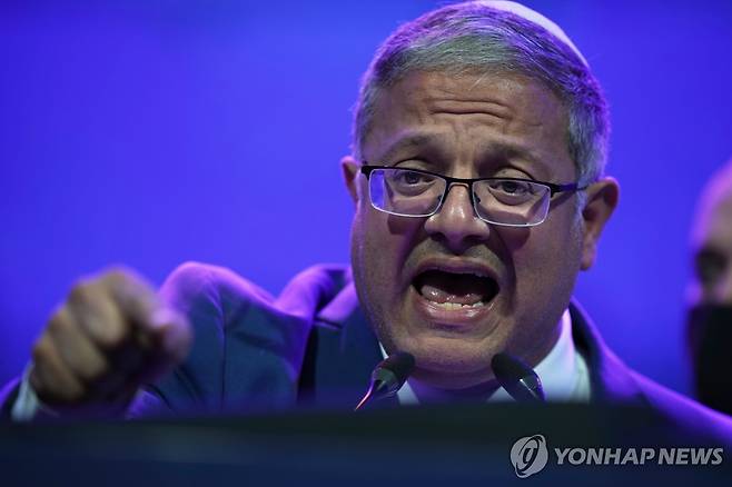 이타마르 벤그비르 이스라엘 국가안보장관 [AP 연합뉴스. 재판매 및 DB 금지