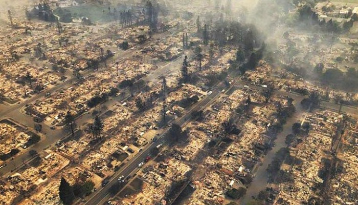 캘리포니아 최악 산불, 나파 밸리까지 덮쳤다