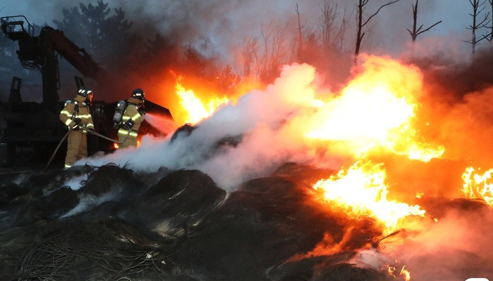 강원도 고성 산불 '꺼지지 않는 불씨'
