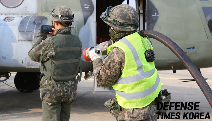 한국군의 치누크 대형기동헬기