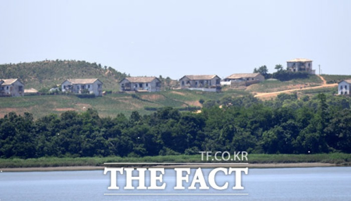 [TF사진관] '연일 남한 비방수위 높이는 북한'..긴장감 감도는 접경지대