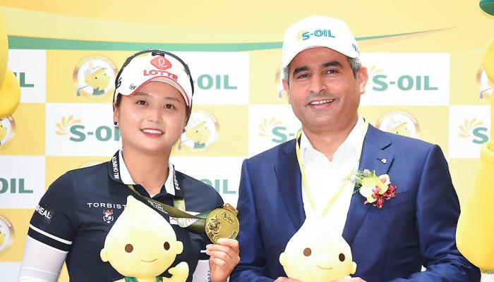 '제14회 S-OIL 챔피언십' 최혜진 '우승 아닌 1위'[포토]