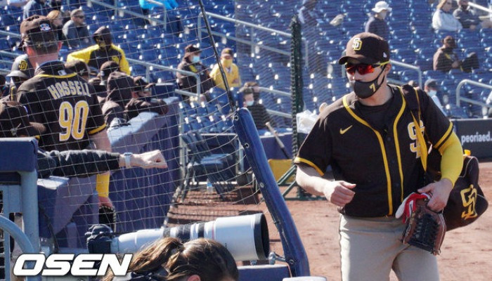 김하성,'ML 첫 시범경기를 마치고' [사진]