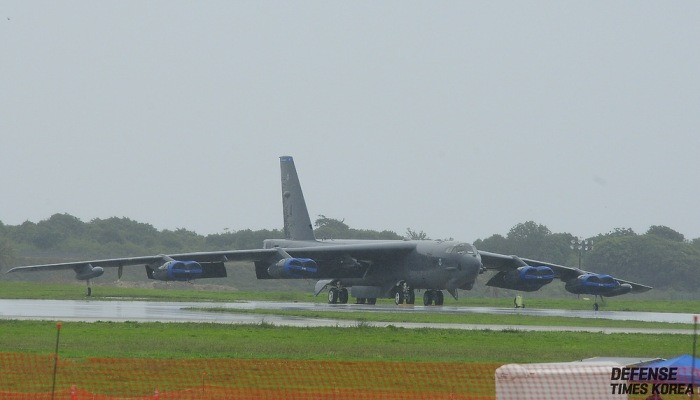 미공군 태평양 사령부의 폭격기들