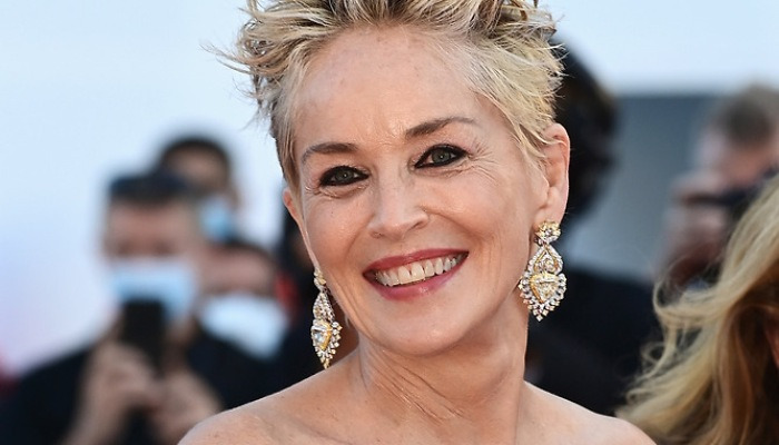 샤론 스톤, 칸에서 원초적 미소[포토엔HD]