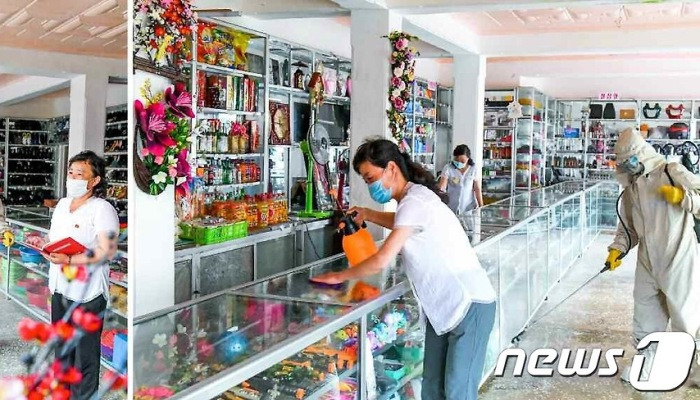 전국 각지에서 코로나19 '비상방역' 진행하는 북한