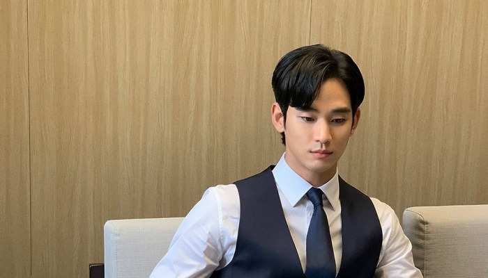 김수현, 35도 폭염에도 '보송보송 잘생김'[스타IN★]
